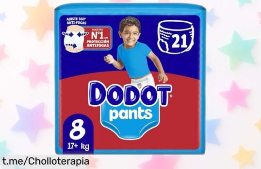 Pañales Dodot Bebé Pants, el chollo que necesitas: hasta 12 horas secos y ajuste total para que tus peques disfruten con la Patrulla Canina sin preocupaciones. ¡No te lo pierdas!