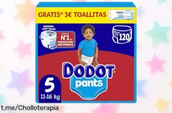 Pañales Dodot Bebé Pants por 120 unidades que absorben al instante y evitan fugas, ¡ofertón a precio locazo para que disfrutes cada momento sin preocupaciones!