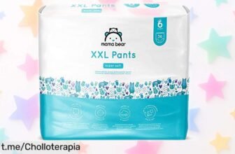 Pañales de aprendizaje Mama Bear XXL, ¡descuentazo en pack de 72 unidades! Tu peque siempre seco y feliz con esta oferta que no puedes dejar pasar.