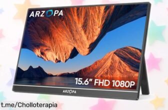 Pantalla portátil ultrafina Arzopa A1 de 15,6” Full HD a precio loco: amplía tu diversión y productividad donde quieras. ¡No te pierdas este chollo que volará rápido!