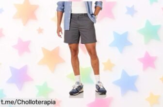 Pantalones cortos chinos Amazon Essentials para hombre a precio loco, ¡no dejes pasar este ofertón que te hará lucir increíble y sentirte cómodo!