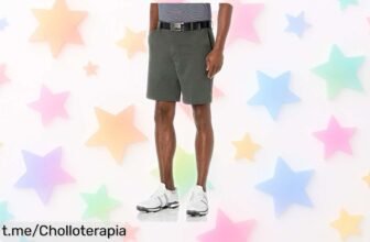 Pantalones cortos de golf Amazon Essentials con precio rebajado que te harán lucir mejor en el campo mientras te mueves libremente. ¡No dejes pasar esta increíble oportunidad!