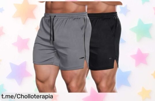 Pantalones cortos deportivos COOFANDY con bolsillos y cintura elástica a precio de locura, no te quedes sin ellos y corre con estilo ¡Aprovecha esta oferta única!