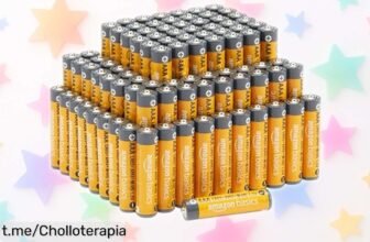 Paquete de 100 pilas alcalinas AAA Amazon Basics que mantienen la carga hasta 10 años a un precio irreal, ¡llena tu casa de energía y aprovecha este super chollo ya!
