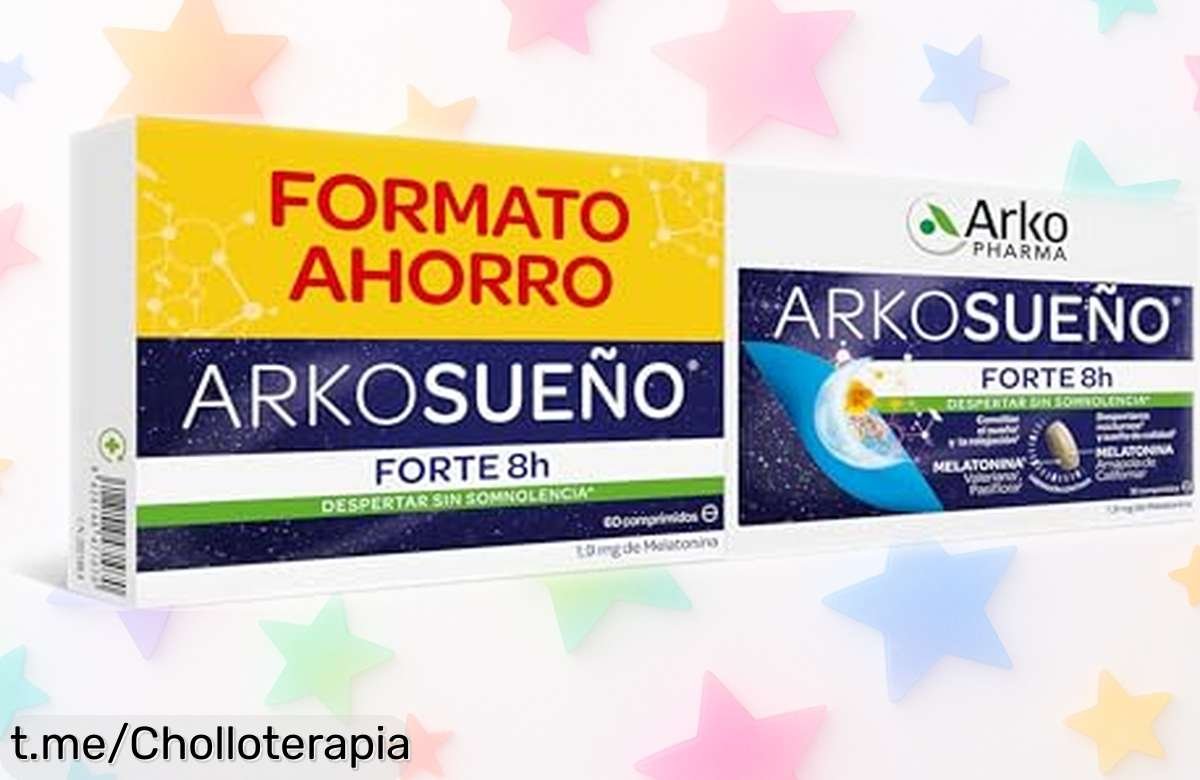Pastilla para dormir Arkopharma Arkosueño Forte 8h, chollazo que mejora tu descanso y calma la ansiedad; ¡aprovéchalo antes de que se agote!
