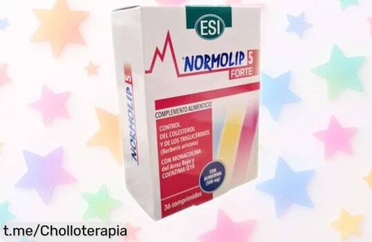 Pastillas ESI TREPAT DIET Normolip 5 Forte para cuidar tu corazón a un precio de escándalo: ¡aprovecha este chollo y mejora tu salud ya!