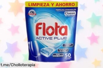 Pastillas lavavajillas FLOTA en pack de 50 unidades a precio de escándalo, disfruta de una cocina impecable y con un aroma irresistible ¡No te quedes sin ellas!