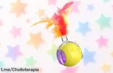 Pelota interactiva automática para perros y gatos, ¡el juguete que se mueve solo y mantiene a tu mascota feliz a un precio de risa! ¡No dejes pasar este chollazo por tiempo limitado!