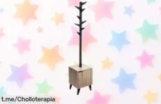 Perchero de pie N'modul con 8 barillas y puerta para organizar tu hogar por un precio que te dejará boquiabierto, ¡no te lo puedes perder!