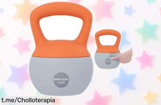 Pesa rusa Sportnow de 12 kg, estabilidad y agarre antideslizante para entrenar como un pro, ¡aprovecha este precio brutal que no volverá a suceder!