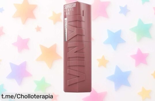Pintalabios Maybelline Superstay Vinyl Ink, color intenso y brillo vinilo que dura 16 horas a un precio increíble, ¡no te lo pierdas y luce fabulosa todo el día!