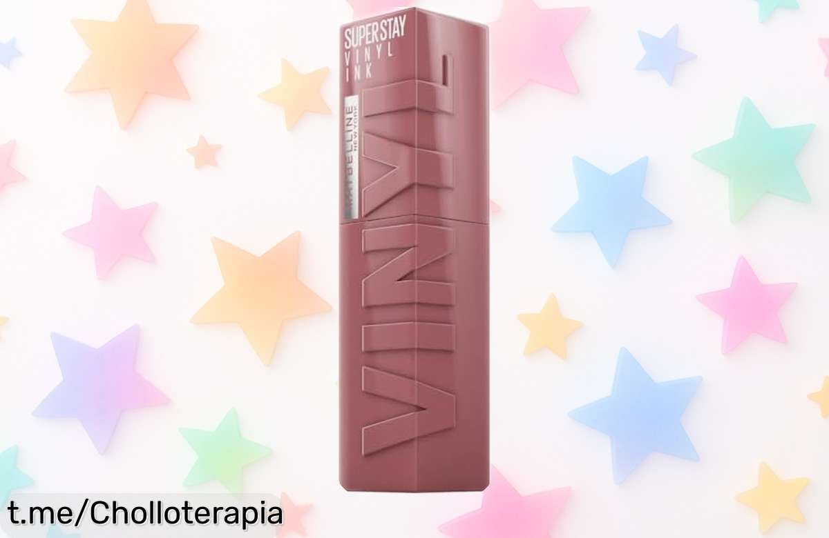Pintalabios Maybelline Superstay Vinyl Ink, color intenso y brillo vinilo que dura 16 horas a un precio increíble, ¡no te lo pierdas y luce fabulosa todo el día!