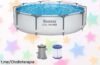 Piscina desmontable Pool Frame Ø305x76cm de Bestway, el planazo en casa que soñabas a un precio loco: ¡no te lo pierdas!