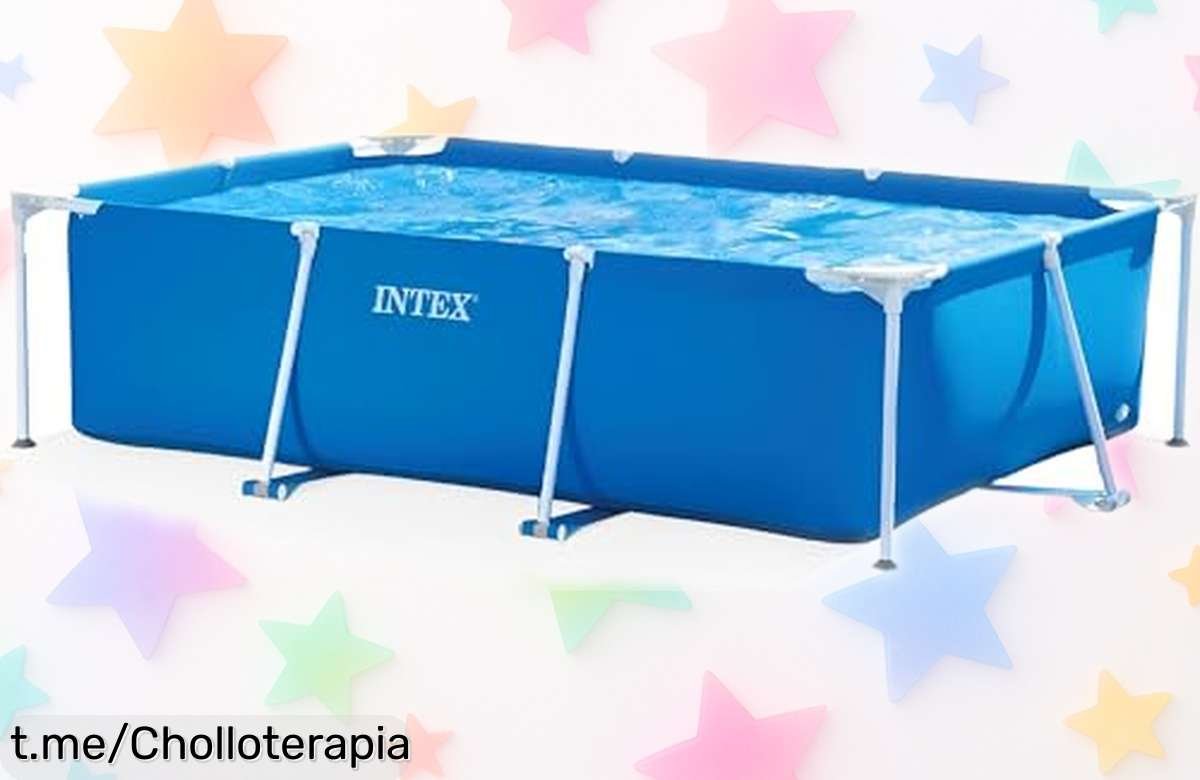 Piscina desmontable pequeña Intex 28272NP con montaje exprés y precio rebajado, ¡haz que el verano sea refrescante y divertido sin complicaciones!