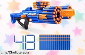 Pistola de dardos XShot Insanity Bezerko: Oferta loca con 84 dardos y acción a distancia para la emoción del juego, aprovecha este chollazo antes de que desaparezca.