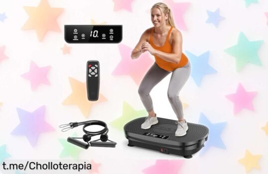 Placa vibratoria FEIERDUN, el chollo que activa tu cuerpo en 10 minutos para mejorar fuerza y quemar grasa; ¡no dejes pasar esta oportunidad única!