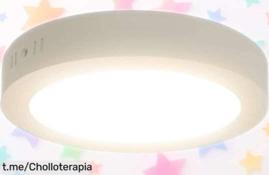Plafón LED Aigostar 12W: Dale buen rollo a tu cocina o salón con esta oferta increíble que ilumina sin deslumbrar y embellece tu hogar sin vaciar el bolsillo. ¡Cómpralo ya antes de que se agote!