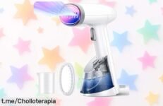 Plancha vertical a vapor Mioduro KG1808, ¡deshazte de arrugas y olores ya! Potente chollo con calificación rápida: 20 segundos para lucir perfecta cada día.