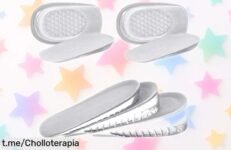 Plantillas alzas URAQT que elevan tu estilo 1.5 cm y no se mueven, ¡un ofertón irresistible para lucir más alto sin esfuerzo!