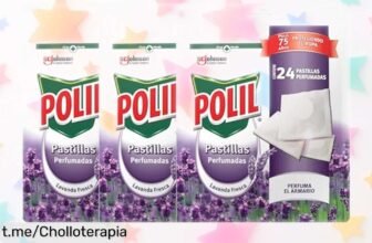 Polil Pastillas Lavanda Fresca: perfuma y protege tu ropa hasta 2 meses con un ofertón que no se olvida, ¡no dejes pasar esta oportunidad única!