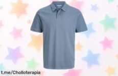 Polo ajustado Jack & Jones Jjepaulos con bordados únicos a precio de ganga, ¡llévalo ya y marca la diferencia en tu estilo!