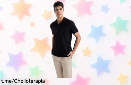 Polo básico DeFacto para hombre, ajuste perfecto y calidad top a un precio de ganga que no te esperas; ¡no dejes pasar esta oportunidad única!