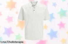 Polo para hombre JACK & JONES monocolor en oferta brutal, tejido resistente y detalles únicos que resaltan. ¡No dejes pasar este chollazo!