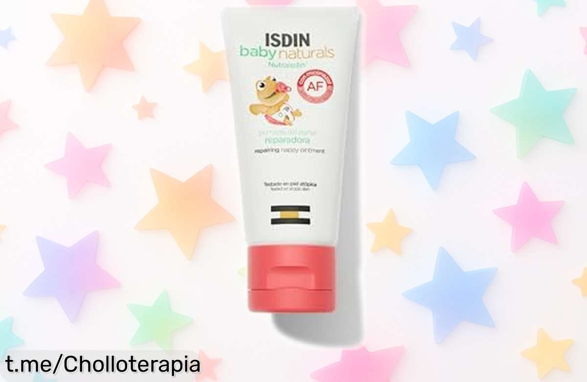 Pomada para la dermatitis del pañal ISDIN BabyNaturals, un ofertón que protege y repara la piel de tu bebé sin vaciar tu bolsillo. ¡No dejes pasar esta oportunidad única!