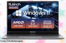 Portátil Blackview Acebook 6 con Ryzen 5 y SSD rápido a precio loco, aprovecha este ofertón para tener potencia en la palma de tu mano y disfrutar todo como nunca antes.