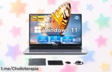 Portátil Huidun HiBook 6, ideal para currar o estudiar: ¡Gran rendimiento con 16GB RAM y SSD rapidísima a un precio loco que no puedes dejar pasar!