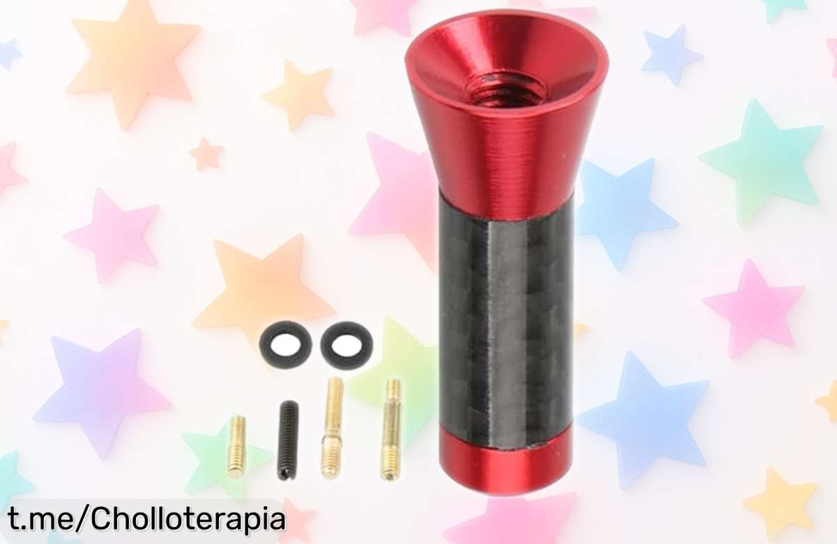 Potente antena de radio para coche y camión, diseño chulo y fibra de carbono que mejora la señal, ¡rebajada a un precio de ganga! No te quedes sin disfrutar tus viajes.