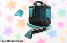 Potente aspiradora Cecotec Conga 3000 que limpia tapicerías y alfombras a fondo, ¡con un precio loco que no podrás dejar pasar! Limpieza fácil y efectiva en cada rincón de tu hogar.