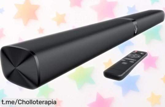 Potente barra de sonido GarageRock 2 en 1 con voz nítida y Bluetooth 5.3, ¡aprovecha este ofertón que llevará tus series a otro nivel! No te lo pierdas, siente la diferencia ahora mismo.