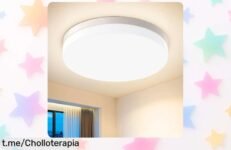 Potente luz LED de techo Kuwork 48W, ofertón inigualable que ilumina tu baño o cocina y cuida tus ojos; ¡aprovecha este chollo antes de que se acabe!