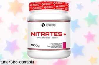 Potente nitratos en polvo Scientiffic Nutrition para energía explosiva y rendimiento máximo en el gym, ¡aprovecha este chollo con sabor a frutos rojos antes que se acabe!