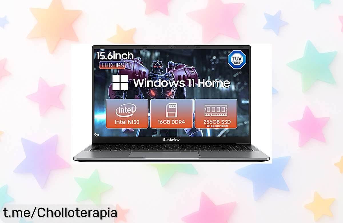 Potente portátil Blackview AceBook 6 con pantalla Full HD de 15,6” y 16 GB RAM a un precio increíble que no te puedes perder, ¡hazlo tuyo y disfruta de la velocidad!