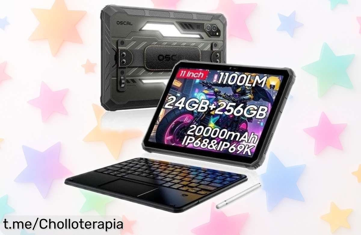 Potente tableta Android OSCAL Spider 10 con teclado y 256GB, ¡precio rebajado que no podrás dejar pasar! Transformar tus momentos de ocio ahora es posible.