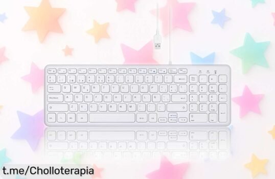 Potente teclado USB Perixx PERIBOARD213W a precio loco: diseño compacto y teclas silenciosas para escribir sin errores y con un chollazo que no querrás dejar escapar.