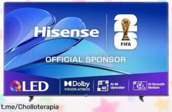 Potente televisor QLED Hisense 50E7Q de 50” a precio tirado para que vivas tus pelis y juegos como nunca, ¡no puedes dejar pasar esta oportunidad única!