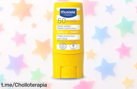 Protección total para bebés: Stick solar Mustela SPF 50 con aguacate y vitamina E ¡a un precio regalado que no se repite! Cuida la piel de tu pequeño en cada aventura.