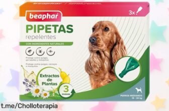 Protección total para tu perro: Pipetas Beaphar, 3 meses libre de pulgas y garrapatas ¡Aprovecha este chollazo y cuida a tu peludo sin preocupaciones!