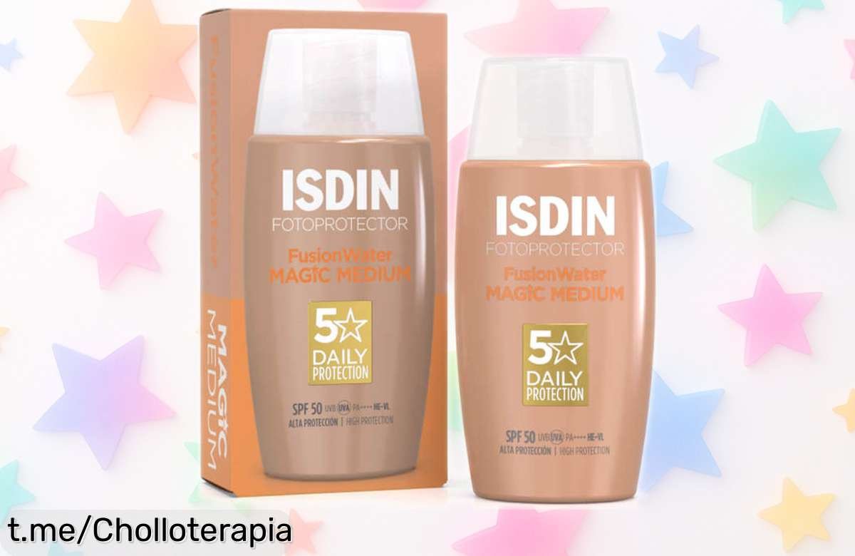 Protector solar Isdin fotop con color medio a un precio de escándalo: absorción rápida y potencia en cada gota, ¡garantiza tu piel hoy mismo antes que se agote!
