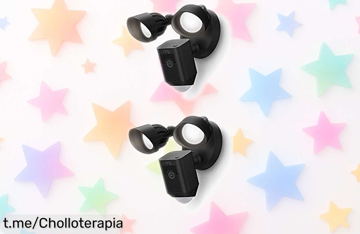 Protege tu hogar con el pack de 2 cámaras Ring Floodlight Cam, seguridad máxima y vídeo HD a un precio increíble que no dejarás escapar. ¡Actúa ahora y duerme tranquilo!