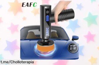 Pulidor de coche inalámbrico EAFC: ¡Deja tu auto como nuevo con este ofertón increíblemente fácil de usar y a un precio que no vas a creer! ¡Hazlo brillar ya!