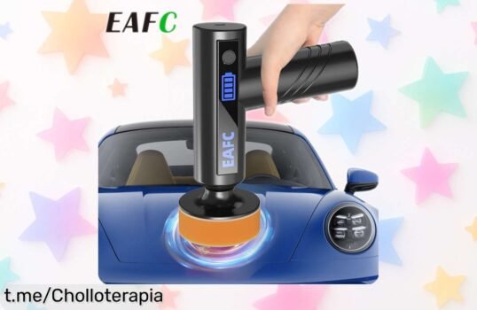 Pulidor de coche inalámbrico EAFC: ¡Deja tu auto como nuevo con este ofertón increíblemente fácil de usar y a un precio que no vas a creer! ¡Hazlo brillar ya!