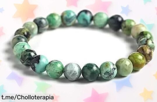 Pulsera de piedras naturales JoyasMinerales con epidota auténtica a precio loco que no podrás dejar pasar; ¡sorpréndete con su elegancia y durabilidad!