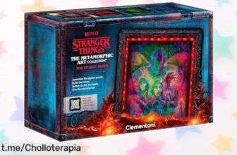 Puzzle de Stranger Things Clementoni con luces LED, un regalazo a precio loco que hará brillar tus escenas favoritas en casa. ¡No dejes pasar esta oportunidad única!