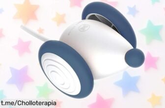 Ratón de juguete eléctrico para gatos INF: Diversión y emoción aseguradas por horas a un precio loco que no puedes dejar pasar. ¡Haz feliz a tu gato hoy mismo!