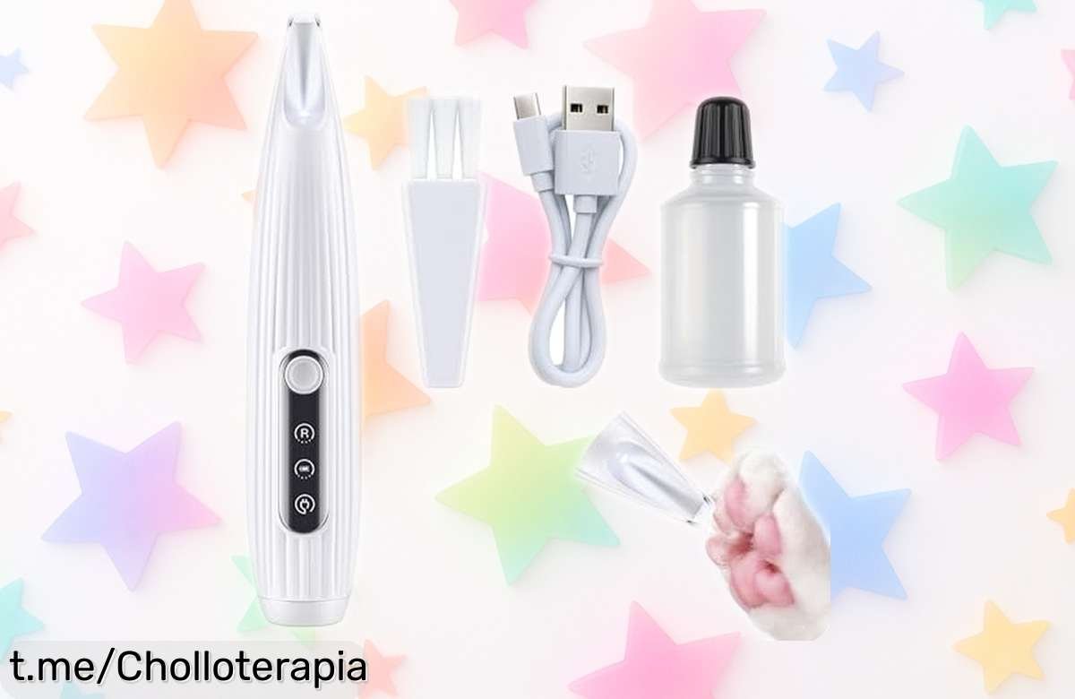 Recortadora súper silenciosa para patas de perros y gatos, precio de escándalo que hará sonreír a tu mascota; ¡no te lo pierdas!