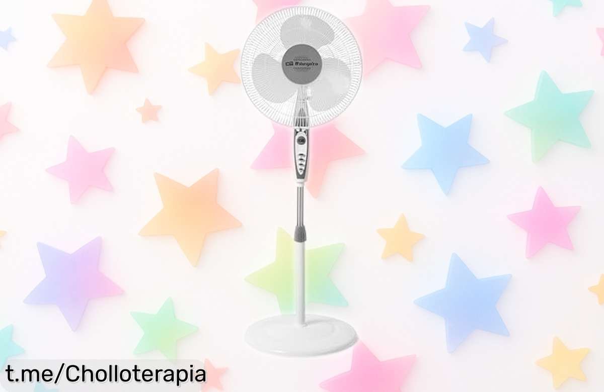 Refresca tu verano con el ventilador de pie Orbegozo SF 0147, su altura ajustable y aspas de 40 cm ¡Aprovecha este precio regalado antes que se acabe!